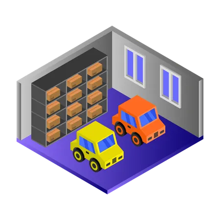 Car Service  Illustration