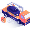 illustration for car service