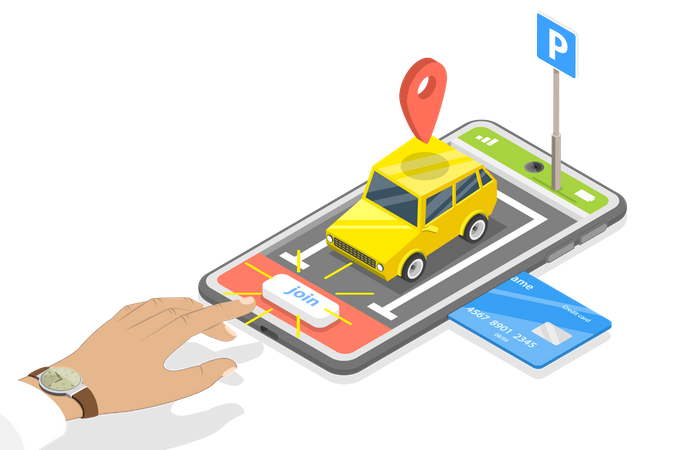 Car Sharing Service App and Vehicle Rating Model for Short Periods of Time  Illustration