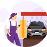 car-wash illustration