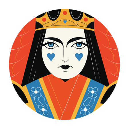 Cara de reina  Ilustración