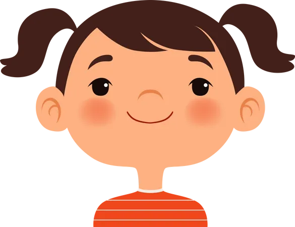 Caras De Ninos Caras De Expresion Infantil Ninos Pequenos Ninas Avatares De Dibujos Animados Ilustración