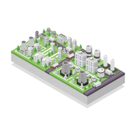 Carbon Capture Storage  Illustration