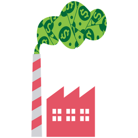 Carbon cost of emission  Illustration