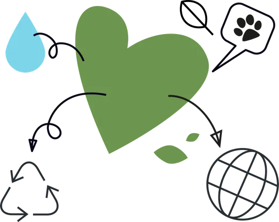 Carbon Footprint  Illustration