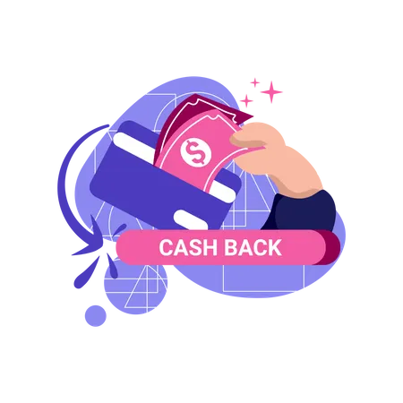 Card cashback  Illustration