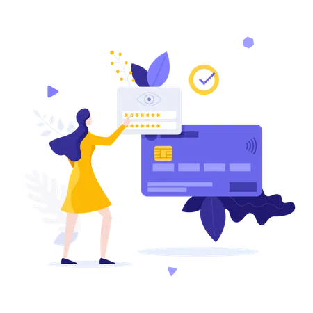 Card payment  イラスト