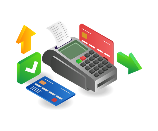 Card payment Illustration