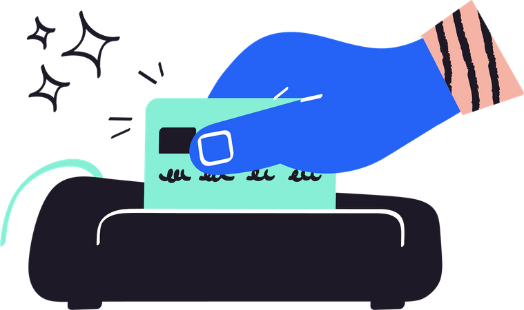 Card payment  Illustration