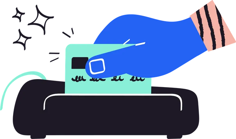 Card payment  Illustration