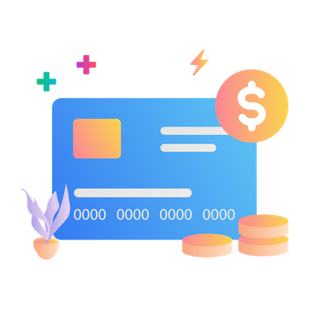 Card payment  Illustration