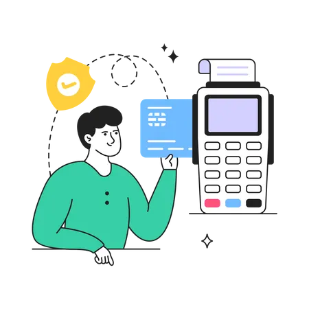 Card Payment  Illustration