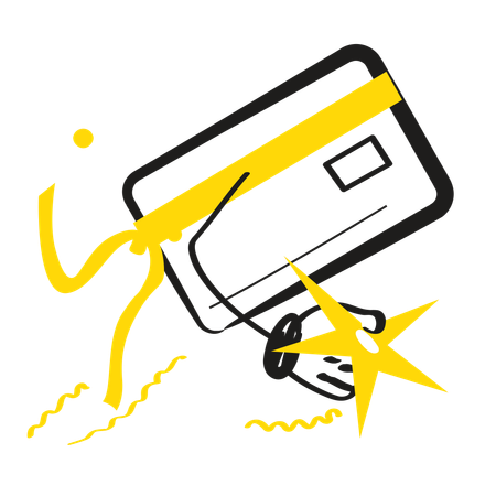 Card payment  Illustration