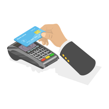 Card payment  Illustration