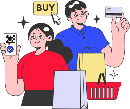 Card payment  Illustration