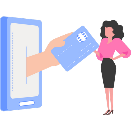 Card payment  Illustration