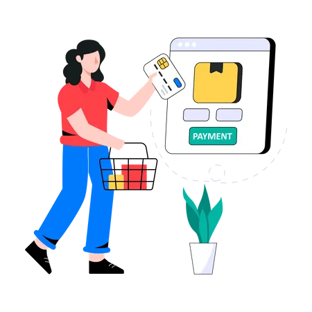 Card Payment  Illustration