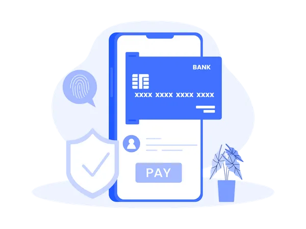 Card payment  Illustration