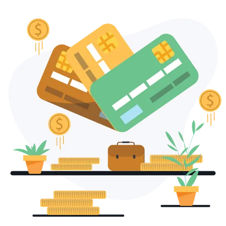 Card Payment  Illustration