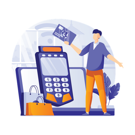 Card payment  Illustration