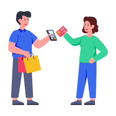 Card Payment  Illustration