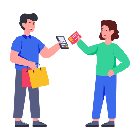 Card Payment  Illustration