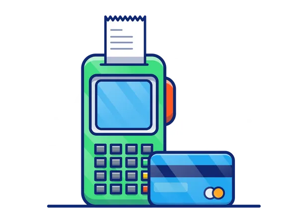 Card payment  Illustration