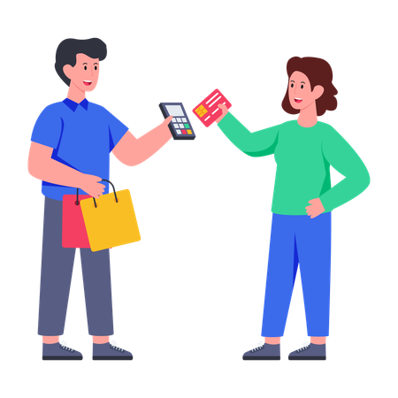 Card Payment  Illustration