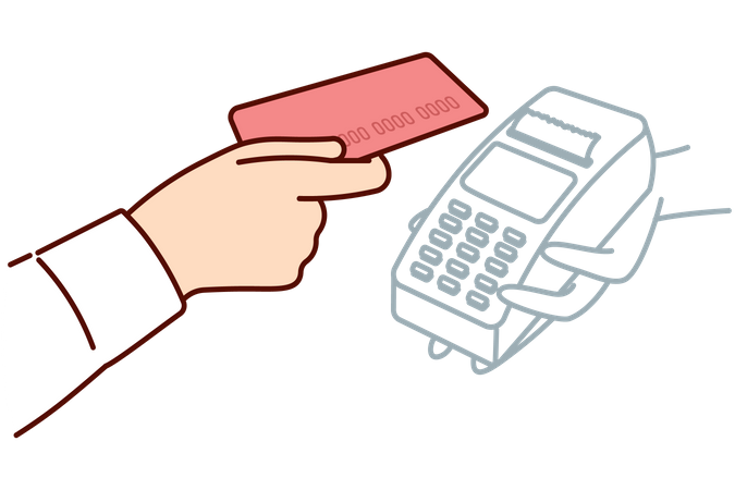 Card payment  Illustration