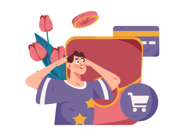 Card payment  Illustration