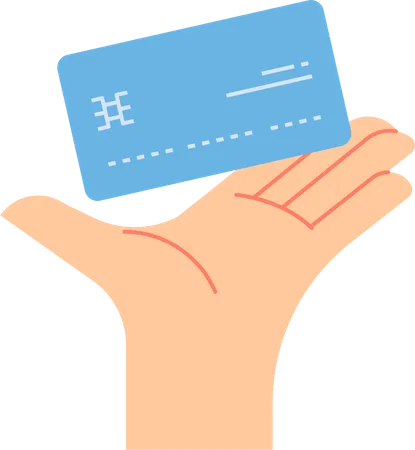 Card payment method  Illustration