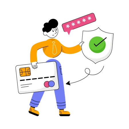 Card Security  Illustration