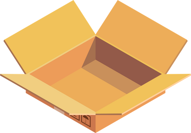 Cardboard Box  일러스트레이션