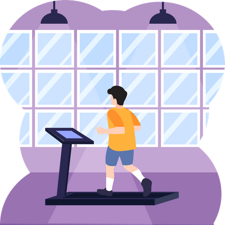 Cardio-Training  Illustration