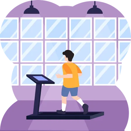 Cardio Workout  Illustration