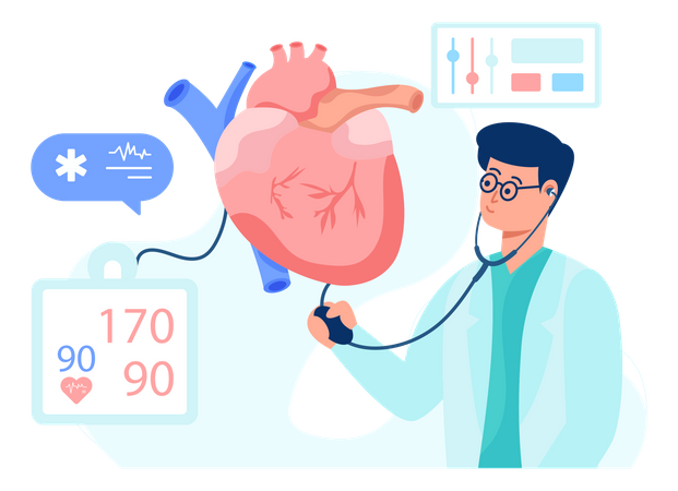 Cardiologist  Illustration