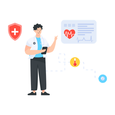 Cardiologist  Illustration