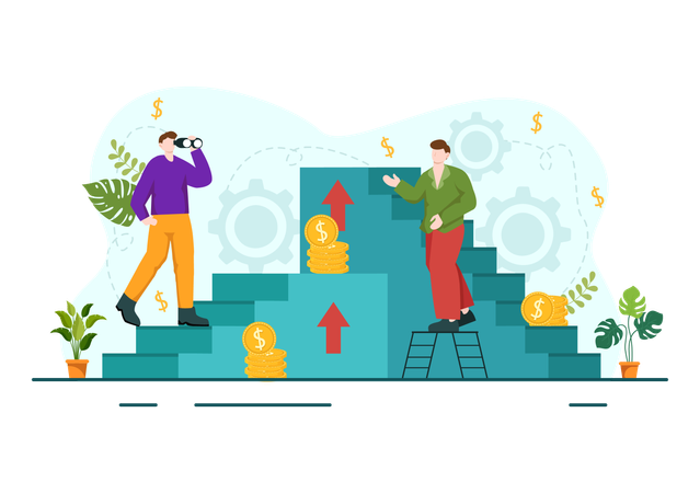 Career Advancement Strategies  일러스트레이션