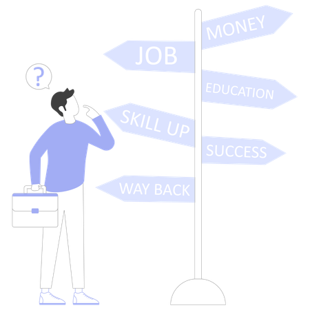 Career decision  Illustration