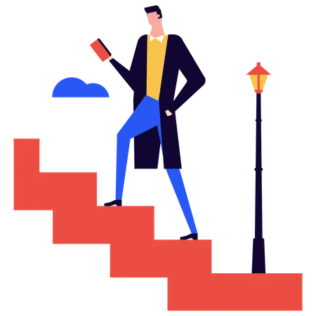 Career Growth  Illustration