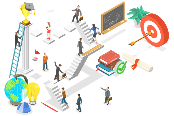 Career growth  Illustration