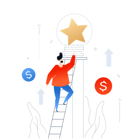 Career growth  Illustration