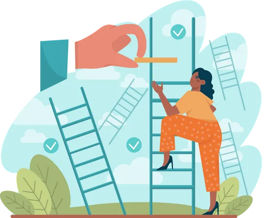 Career ladder  Illustration