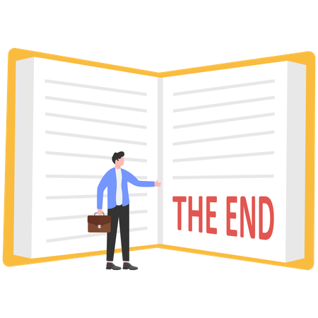 Career path dead end  Illustration