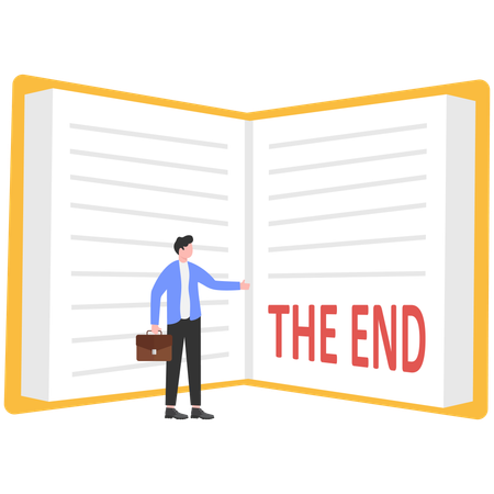 Career path dead end  Illustration