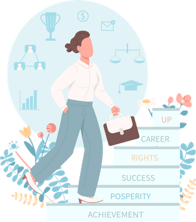 Career woman  Illustration