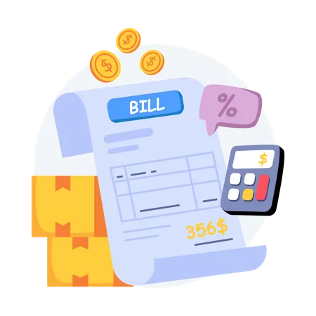 Cargo Bill  Illustration