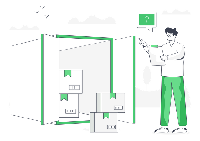 Cargo Container  Illustration