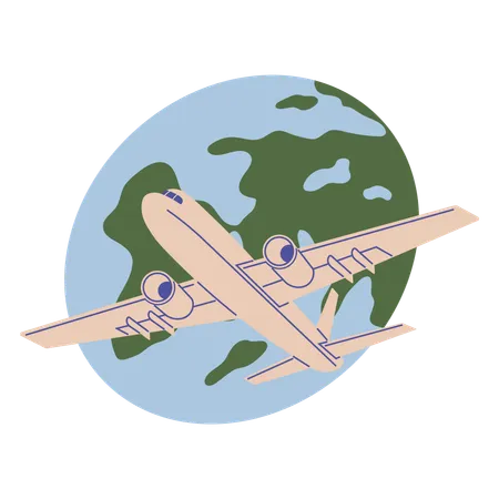 International Logistic Global Delivery Export Vector Cargo Delivery By Air Plane Timelines Heavily Depend On Global Logistic Systems Export And Import Shipping Regulations Caffect International Illustration