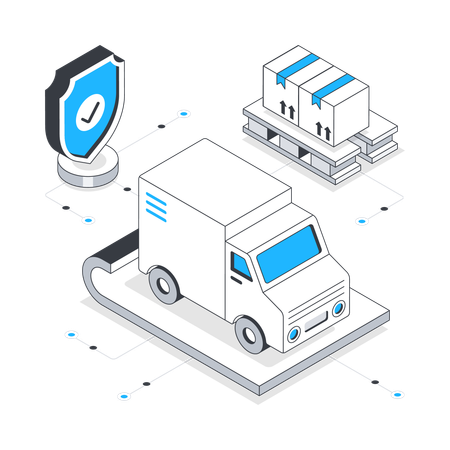 Cargo Insurance  Illustration